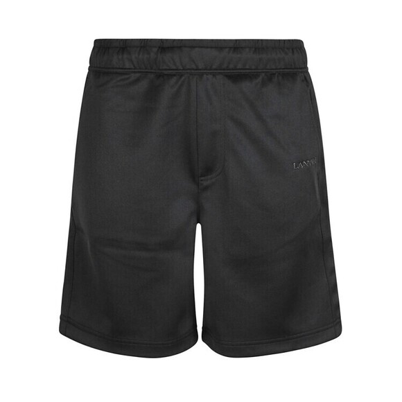 Lanvin Classic Black Knitted Cotton Shorts - NWT